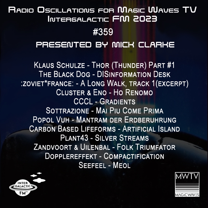 Radio Oscillations Tracklist